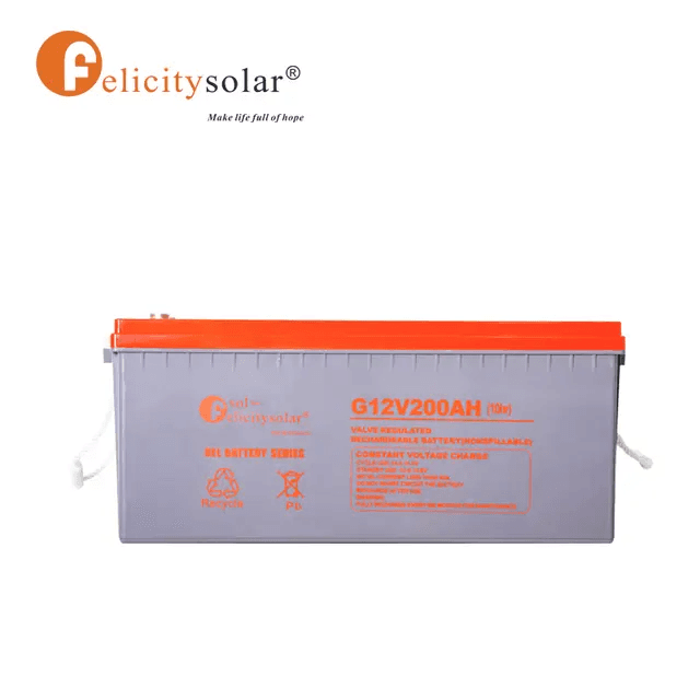 GEL BATTERY SOLAR 200A _ 12v